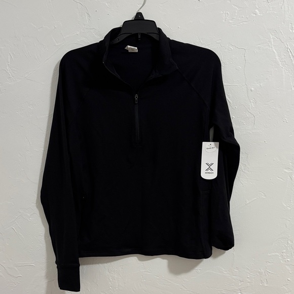 Xersion Women's Black Zip-Up Top - Picture 1 of 7
